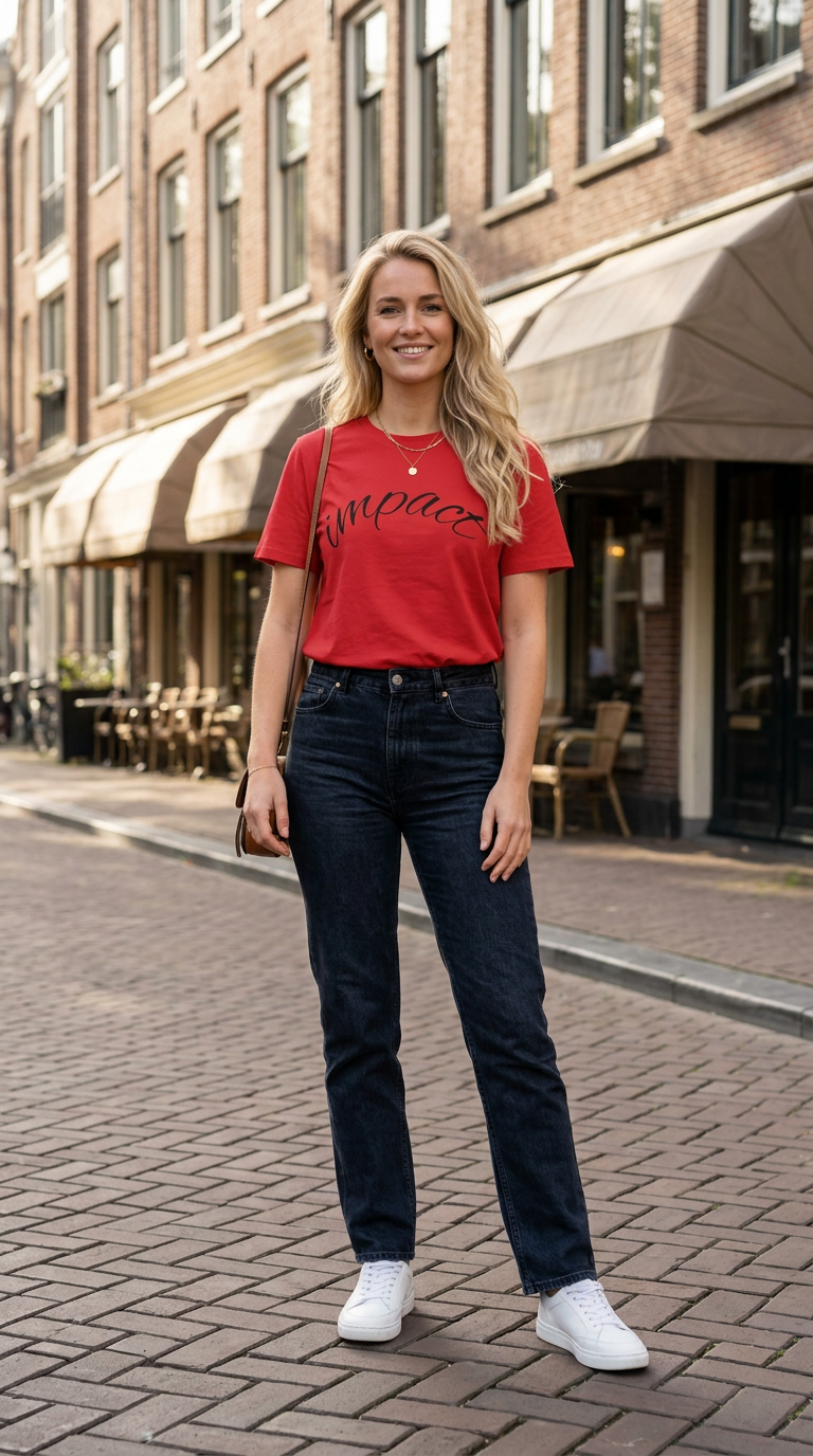 Impact Script T-Shirt  Minimalist Inspirational Tee
