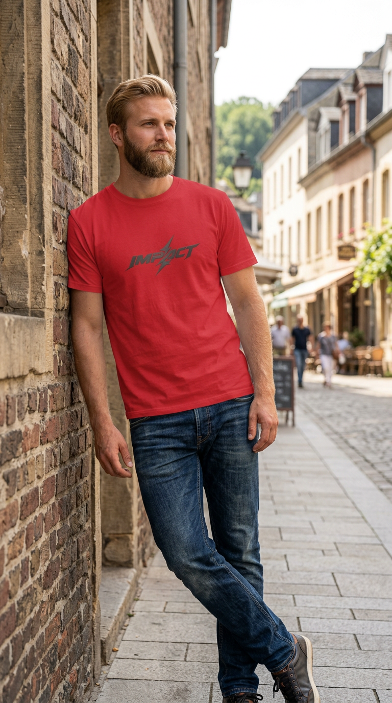 Impact Lightning T-Shirt — Minimal Graphic Logo Tee