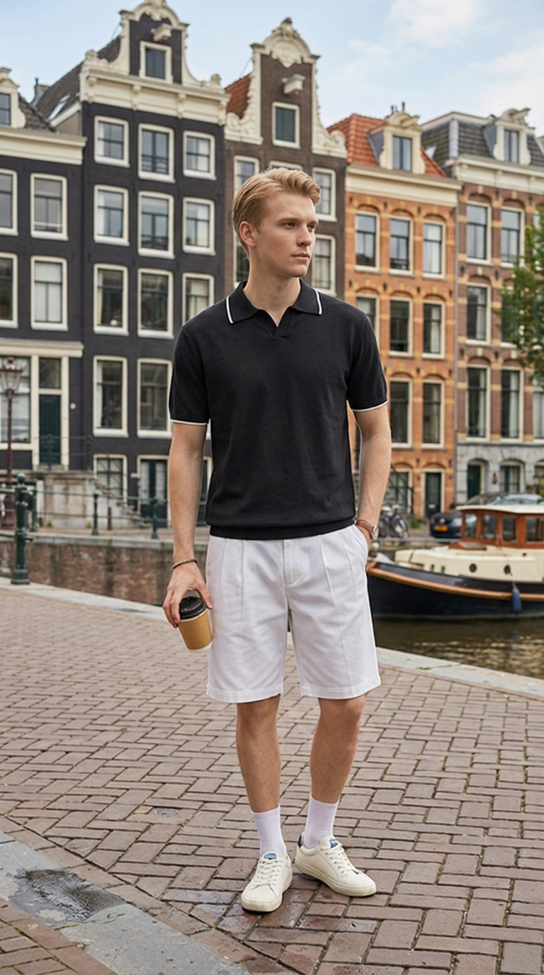 V-Neck Flowy Breathable T-Shirt