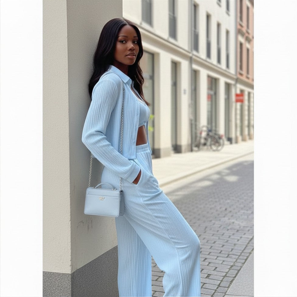 High-Waist Wide-Leg Pants